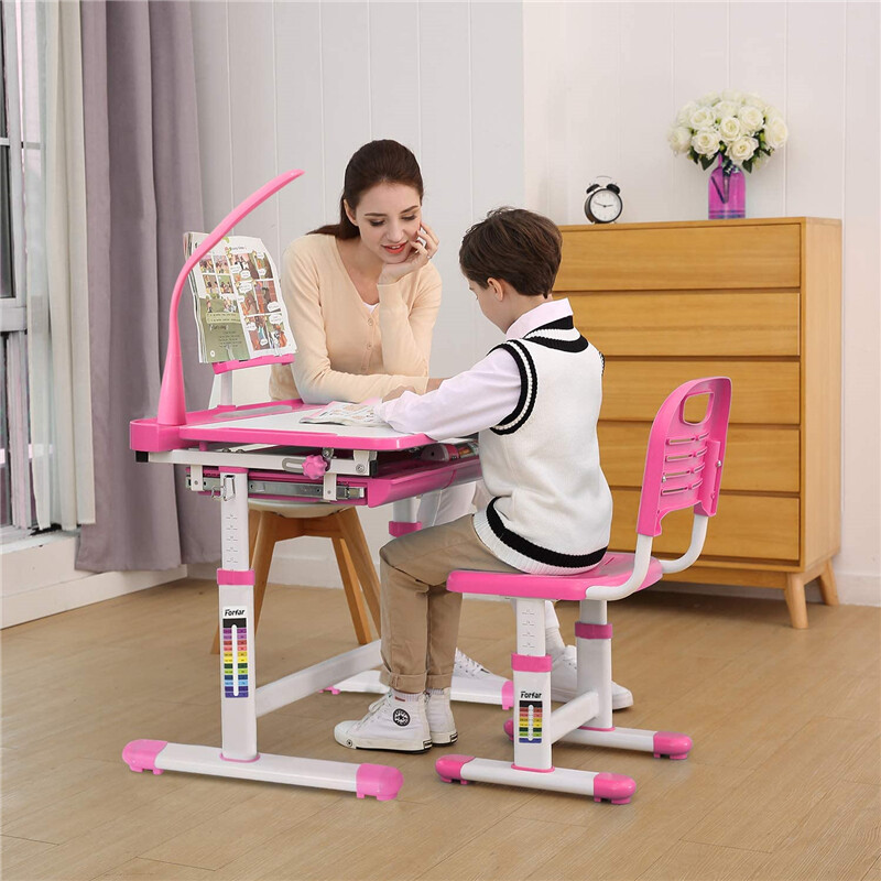 child desk height